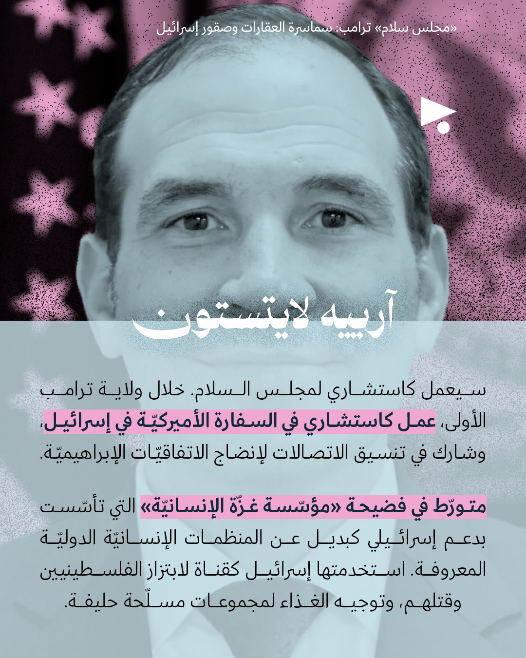 <strong>«مجلس سلام» ترامب: سماسرة العقارات وصقور إسرائيل</strong>