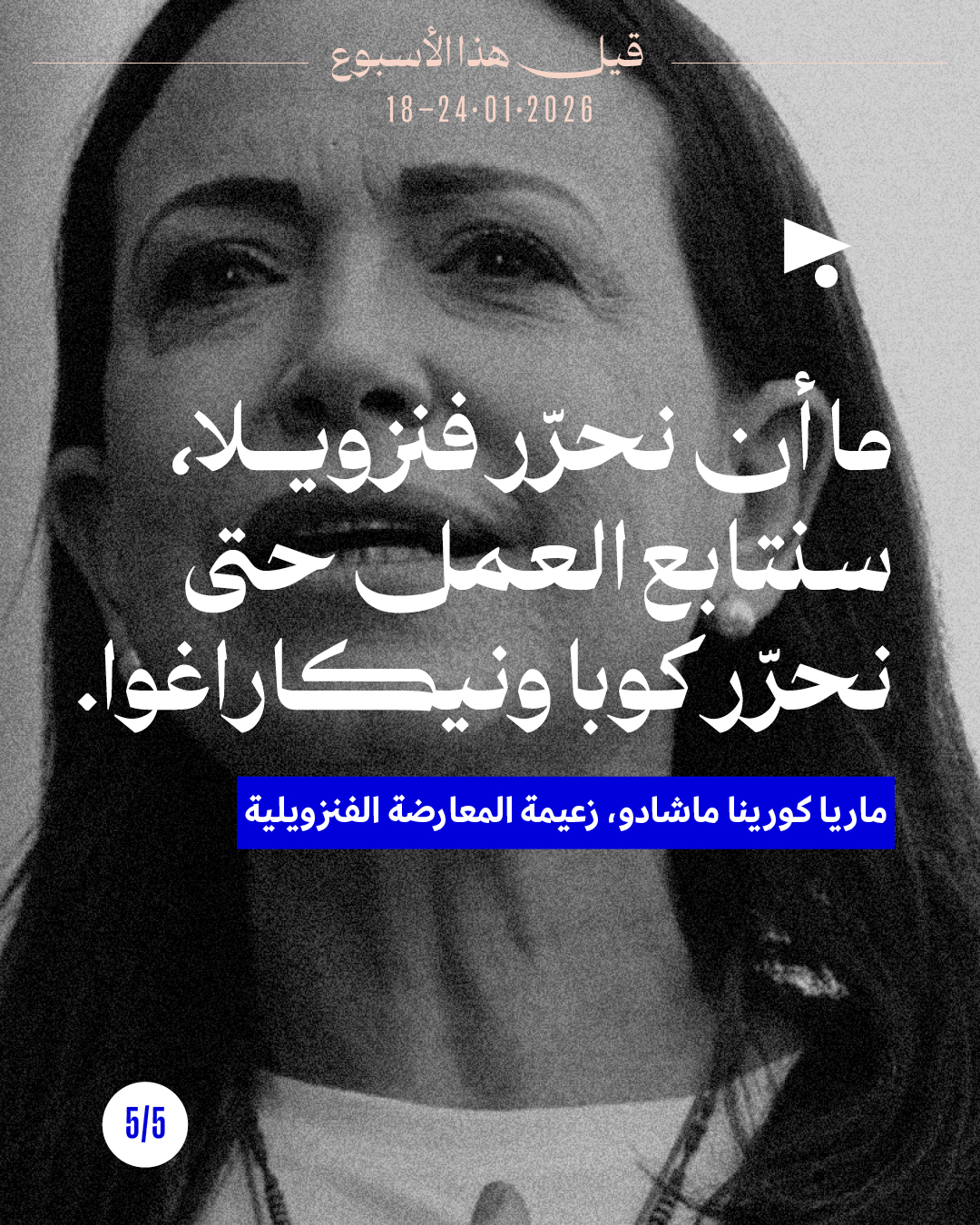 <strong>قيل هذا الأسبوع:  18 - 24 كانون الثاني 2026 </strong>