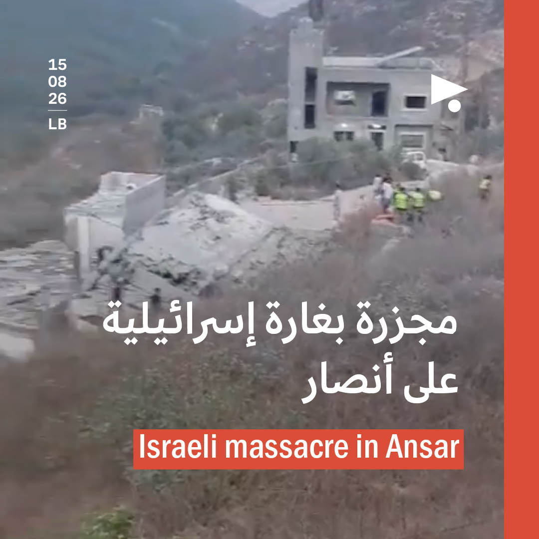 مجزرة بغارة إسرائيلية على أنصار