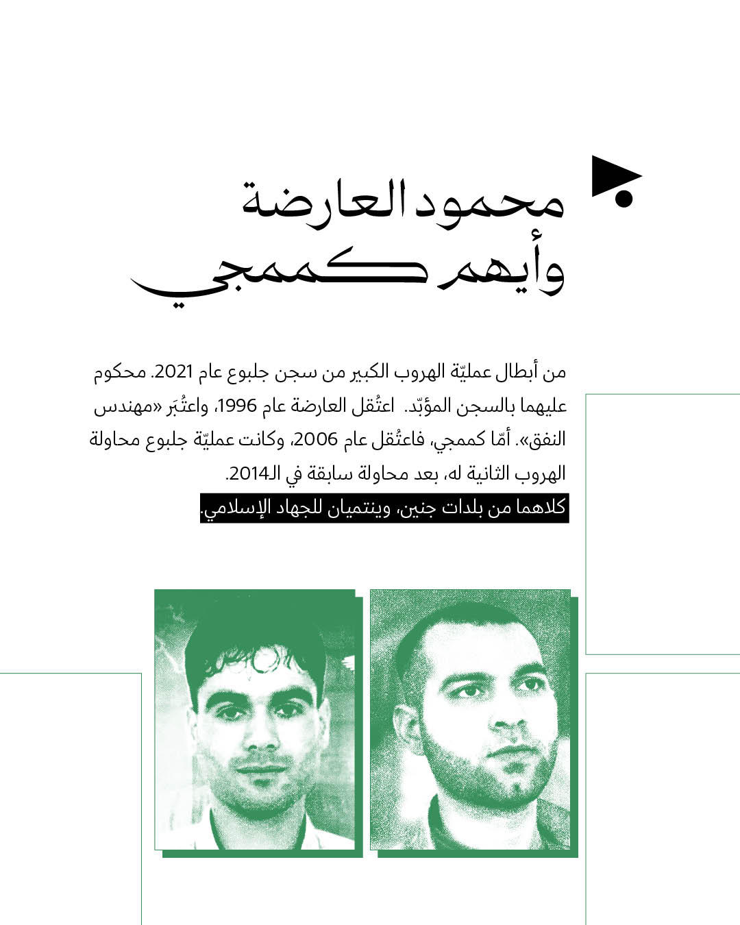 <strong>أبرز الأسرى المُحرَّرين </strong>