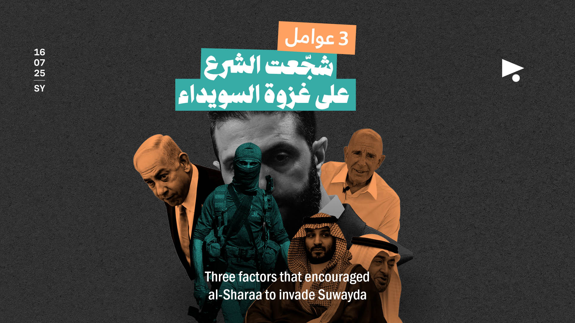 3 عوامل شجّعت الشرع على غزوة السويداء