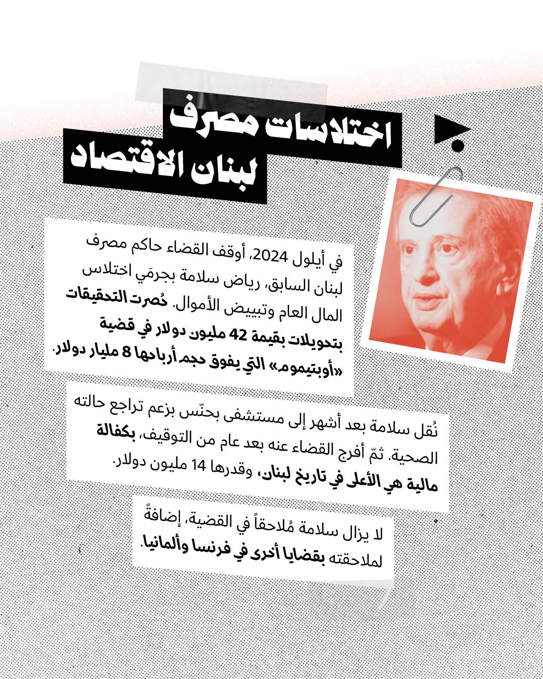 <strong>6 قضايا عالقة عند القضاء</strong>