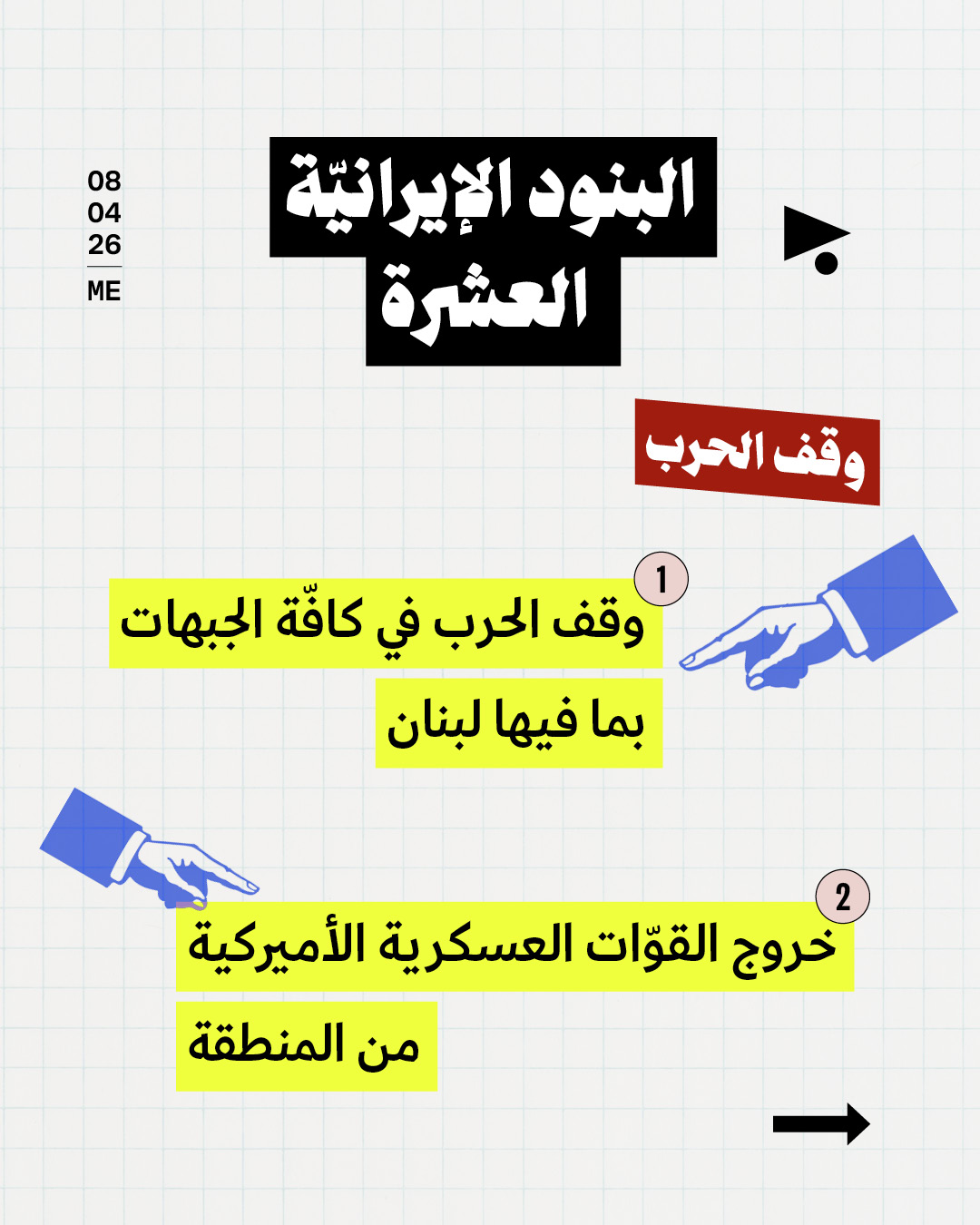 البنود الإيرانيّة العشرة