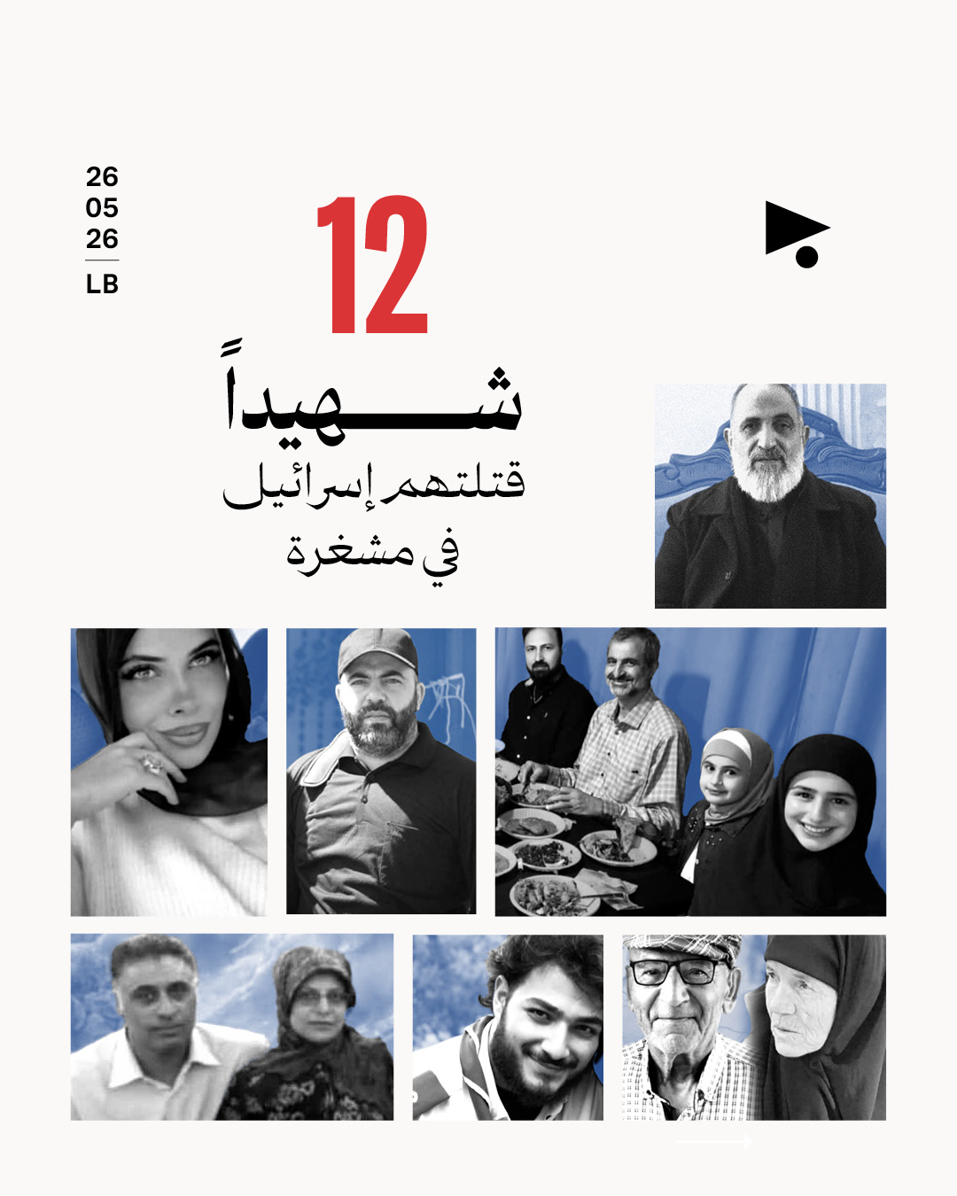 12 شهيداً قتلتهم إسرائيل في مشغرة
