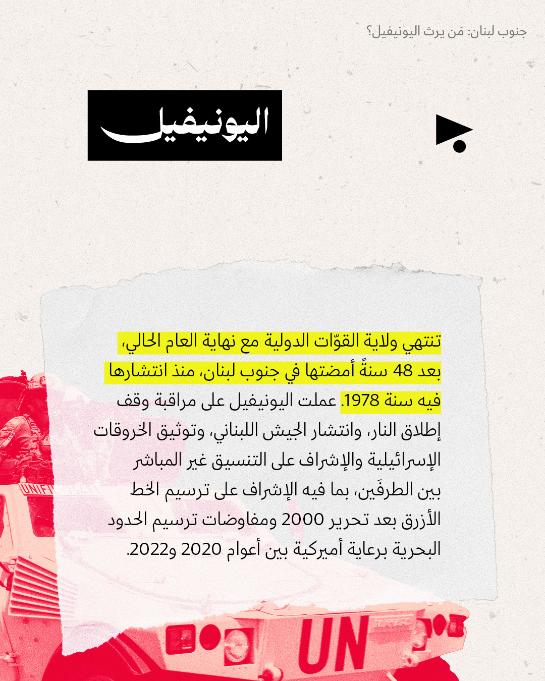 <strong>جنوب لبنان: مَن يرث اليونيفيل؟</strong>