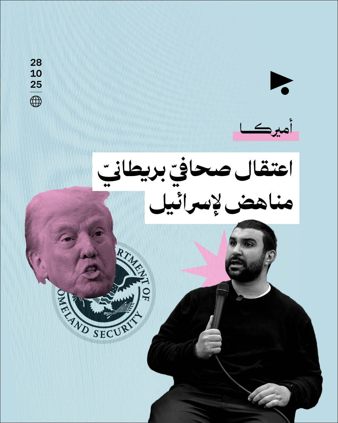 اعتقال صحافيّ بريطانيّ مناهض لإسرائيل 