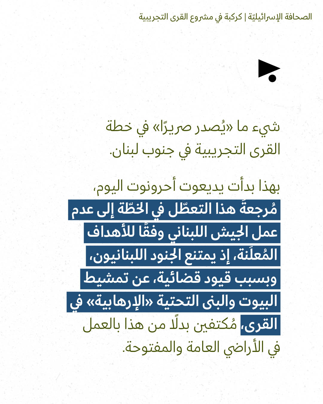 <strong>مختارات من الصحافة الإسرائيلية 3/9/2026</strong>