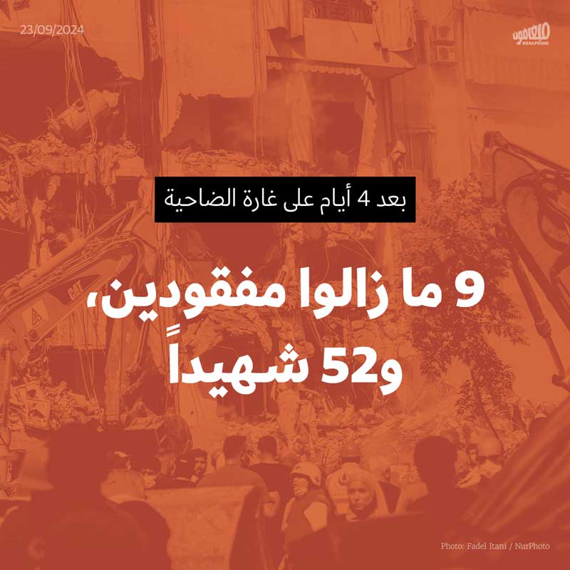 بعد 4 أيام على غارة الضاحية