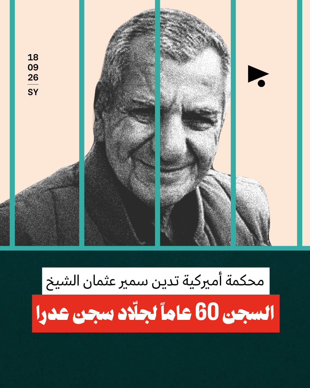 محكمة أميركية تدين سمير عثمان الشيخ: السجن 60 عاماً لجلّاد سجن عدرا