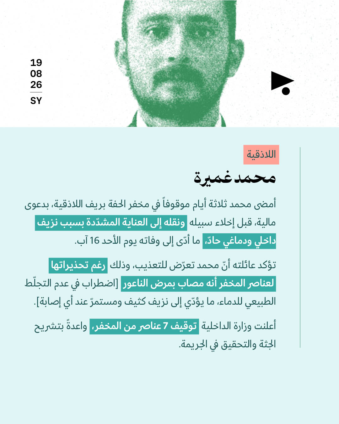<strong>أبرز ضحايا التعذيب في سوريا</strong>