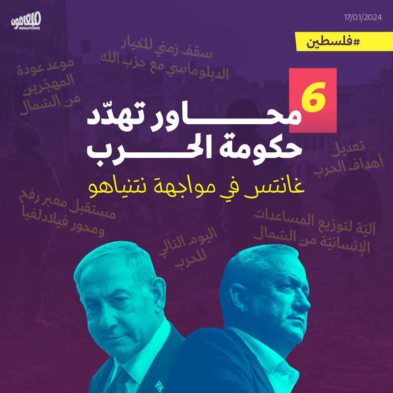 غانتس في مواجهة نتنياهو