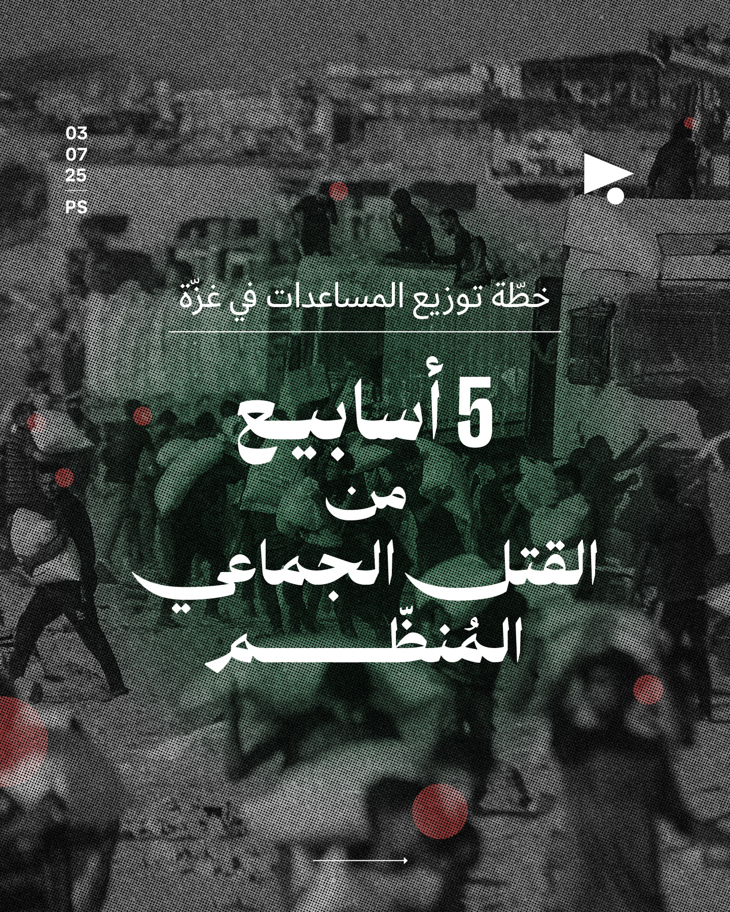 خطّة توزيع المساعدات في غزّة