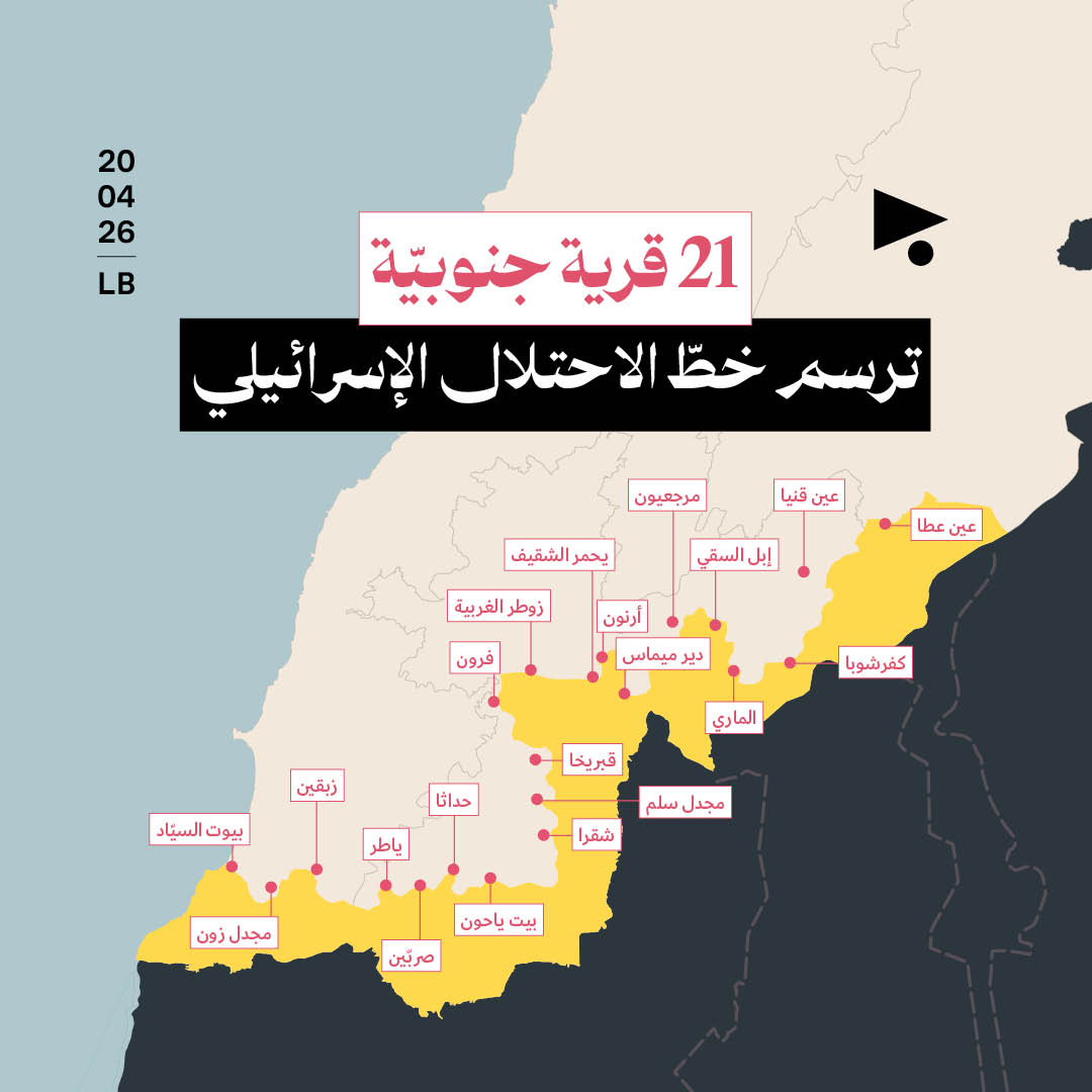 21 قرية جنوبيّة ترسم خطّ الاحتلال الإسرائيلي