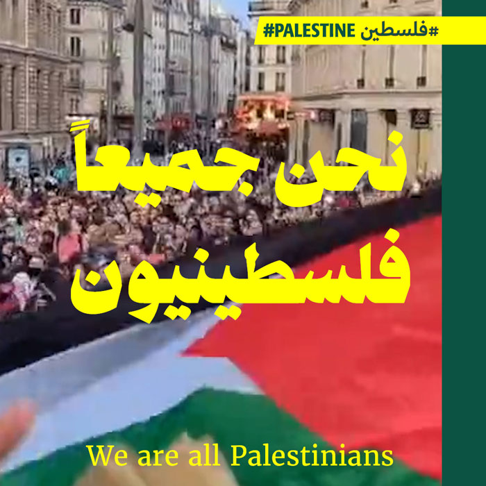 الشرطة الفرنسية تعتدي على تظاهرات مؤيّدة لفلسطين