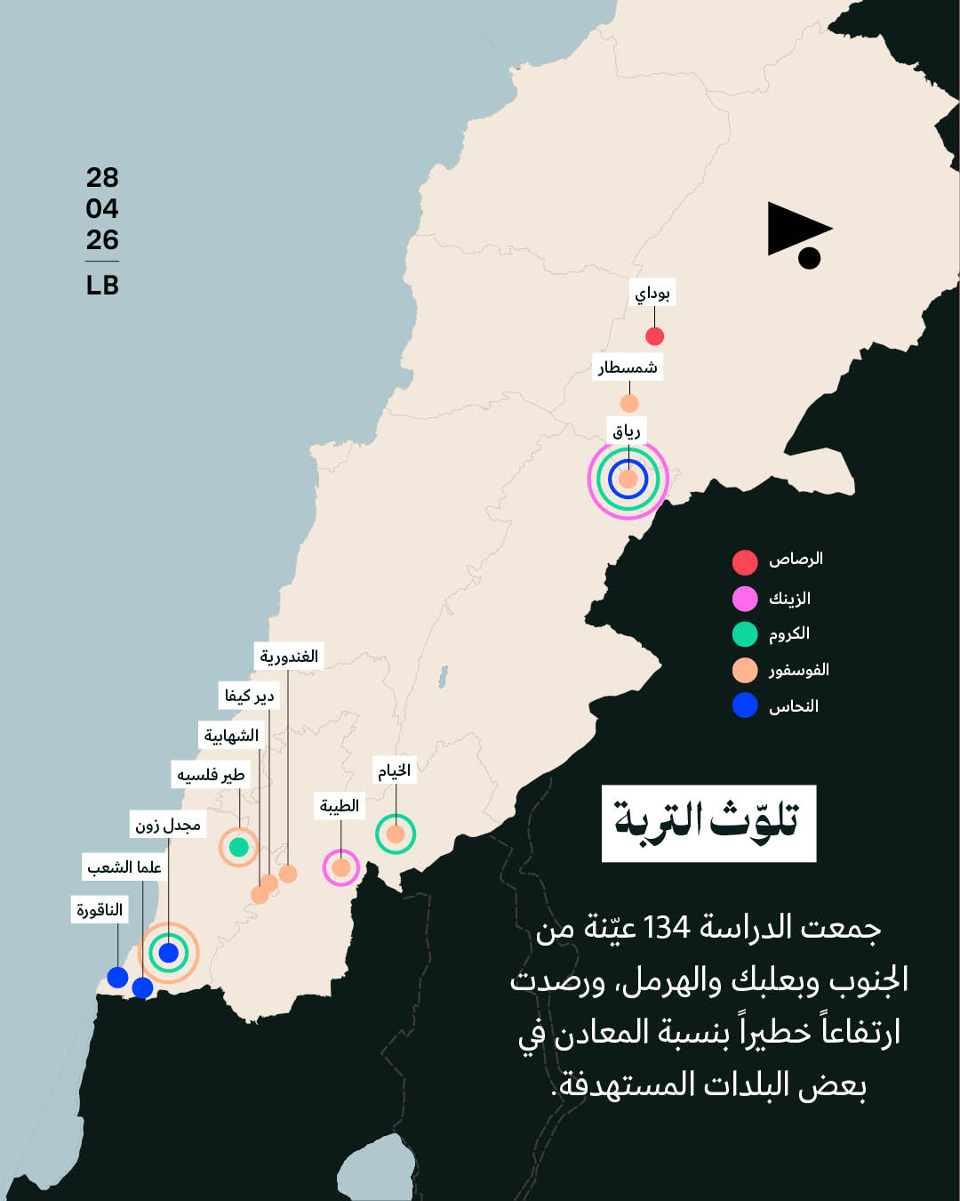 <strong>الإبادة البيئية للعدوان الإسرائيلي على لبنان بين 2023 و2025</strong>