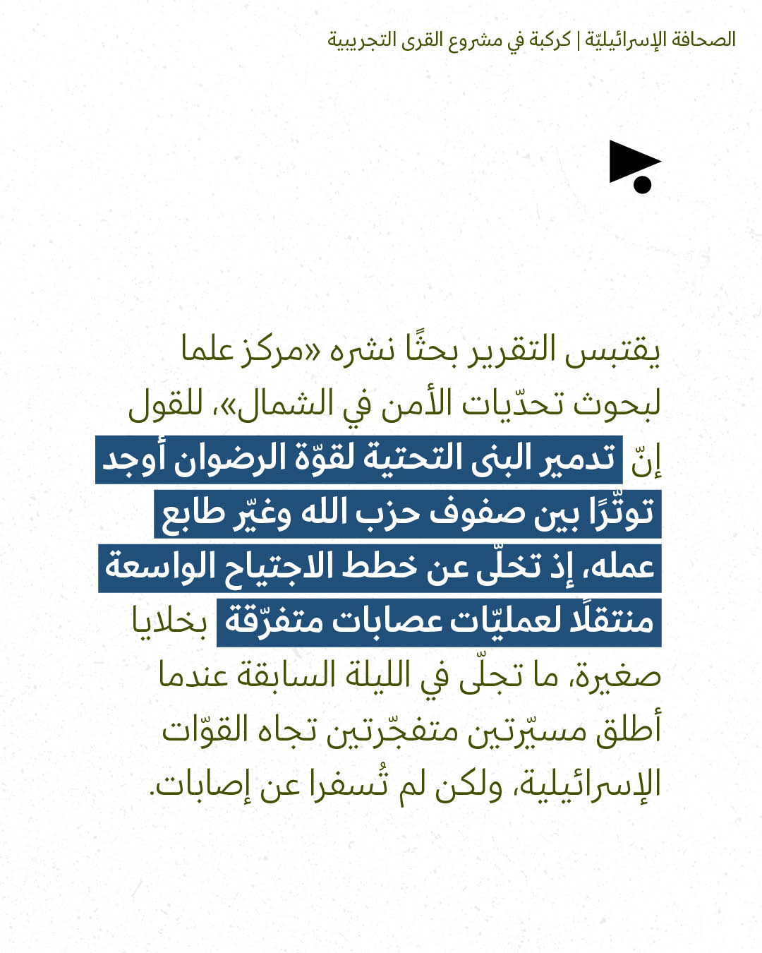 <strong>مختارات من الصحافة الإسرائيلية 3/9/2026</strong>
