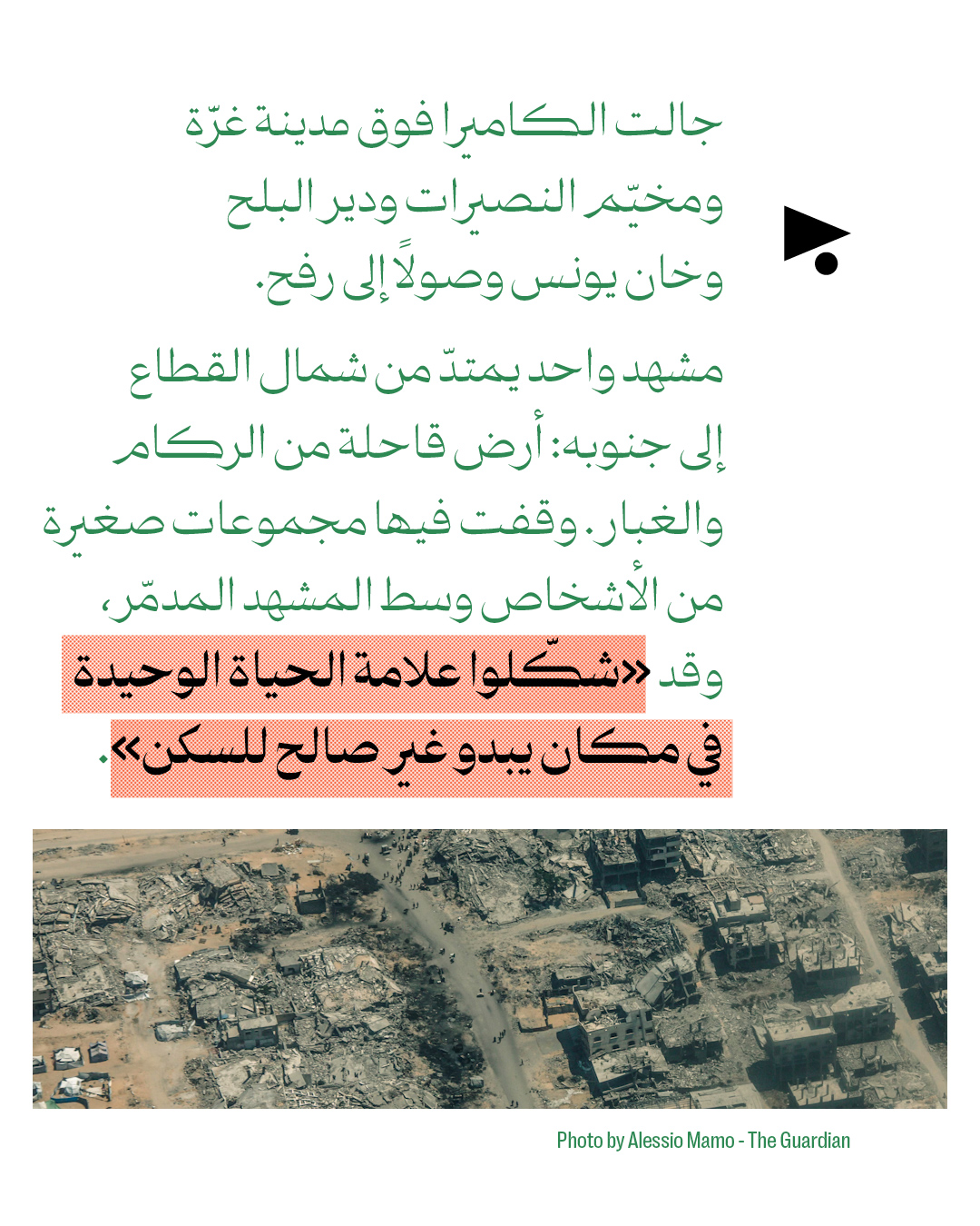 غزّة من السماء