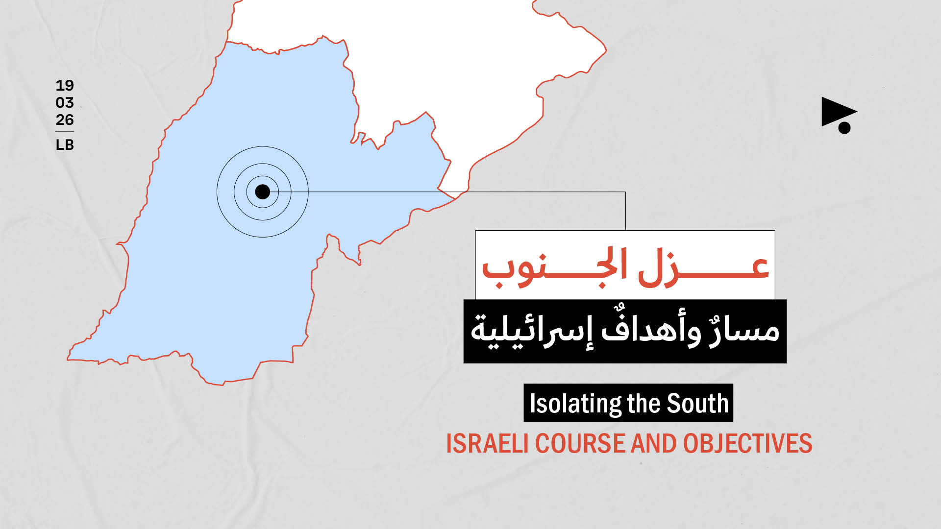 عزل الجنوب: مسارٌ وأهدافٌ إسرائيلية