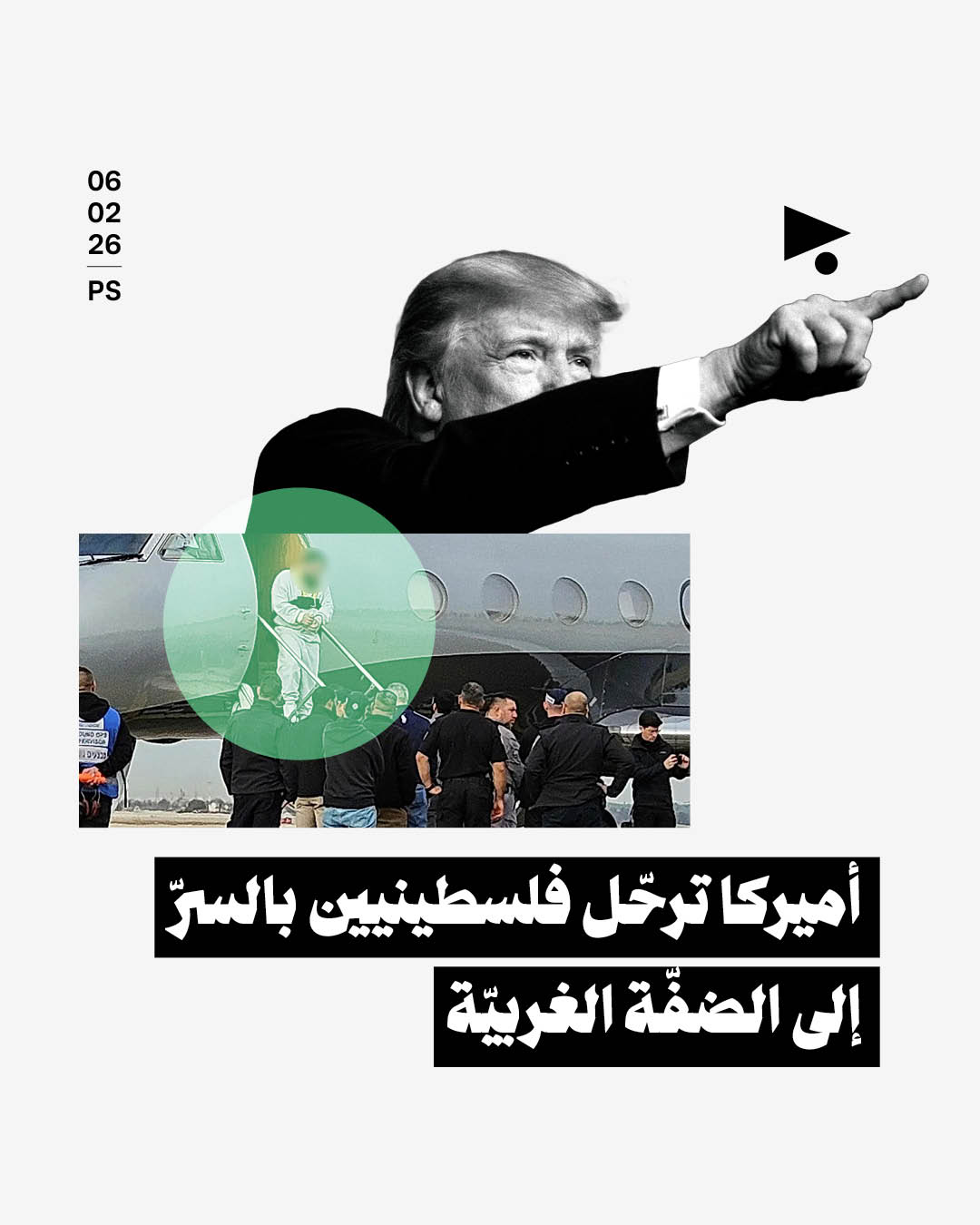 أميركا ترحّل فلسطينيين بالسرّ إلى الضفّة الغربيّة