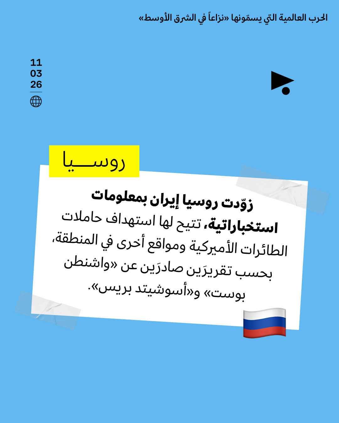 <strong>الحرب العالمية التي يسمّونها «نزاعاً في الشرق الأوسط»</strong>