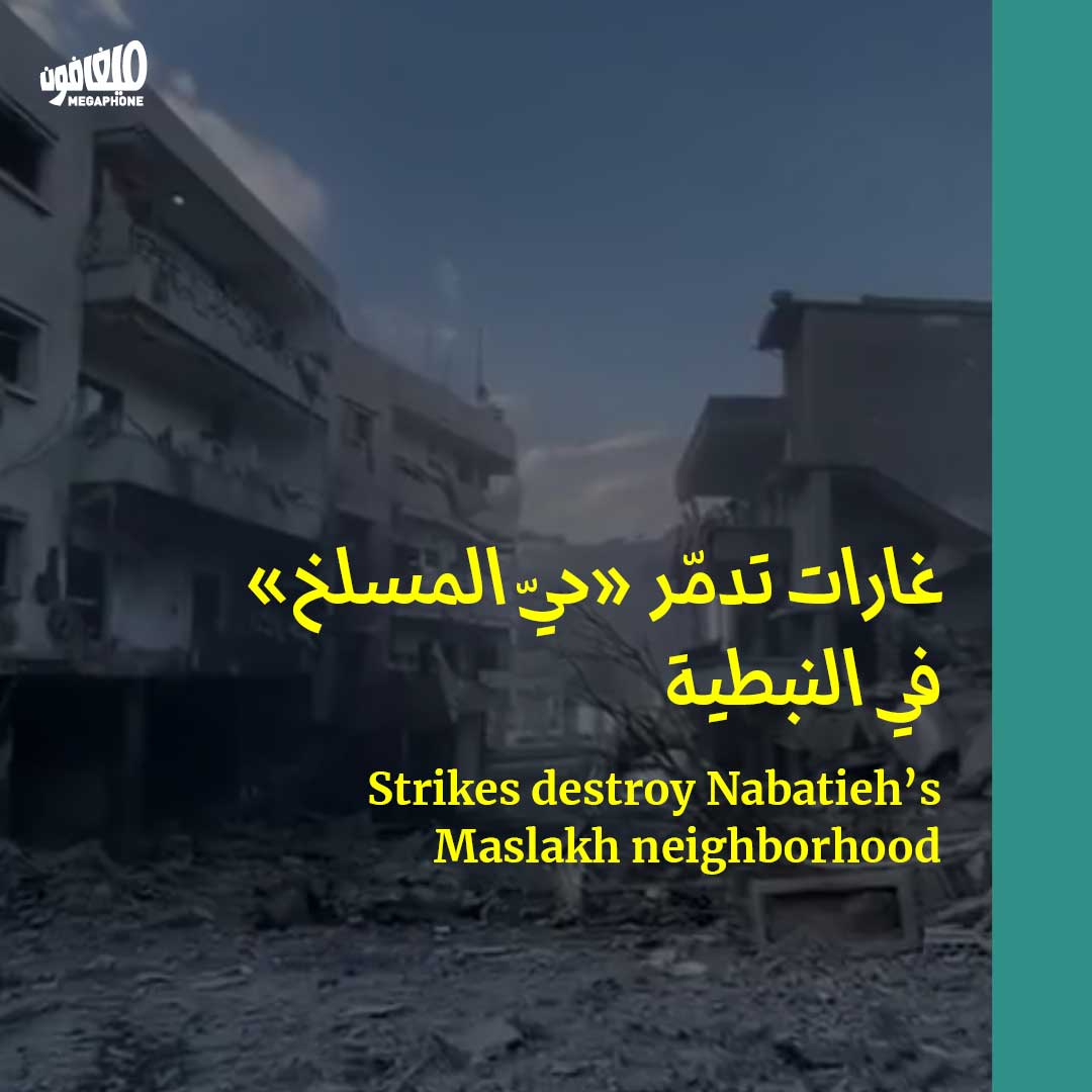 غارات تدمّر «حيّ المسلخ» في النبطية
