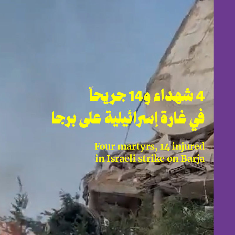 4 شهداء و14 جريحاً في غارة إسرائيلية على برجا 
