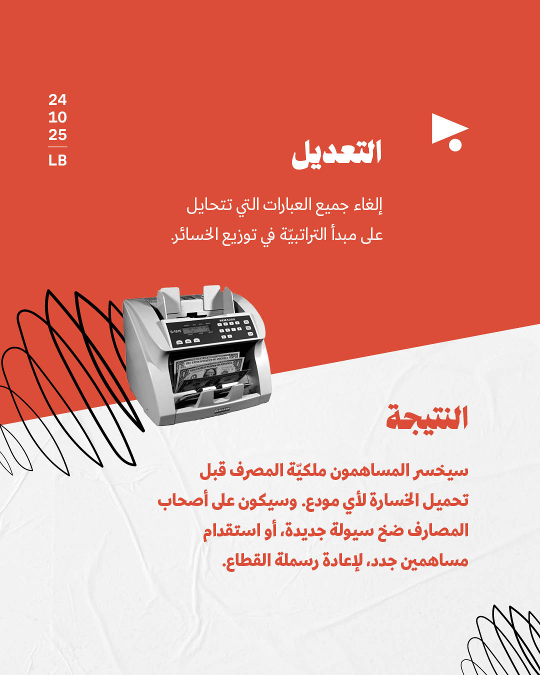 <strong>قانون إعادة هيكلة المصارف</strong>