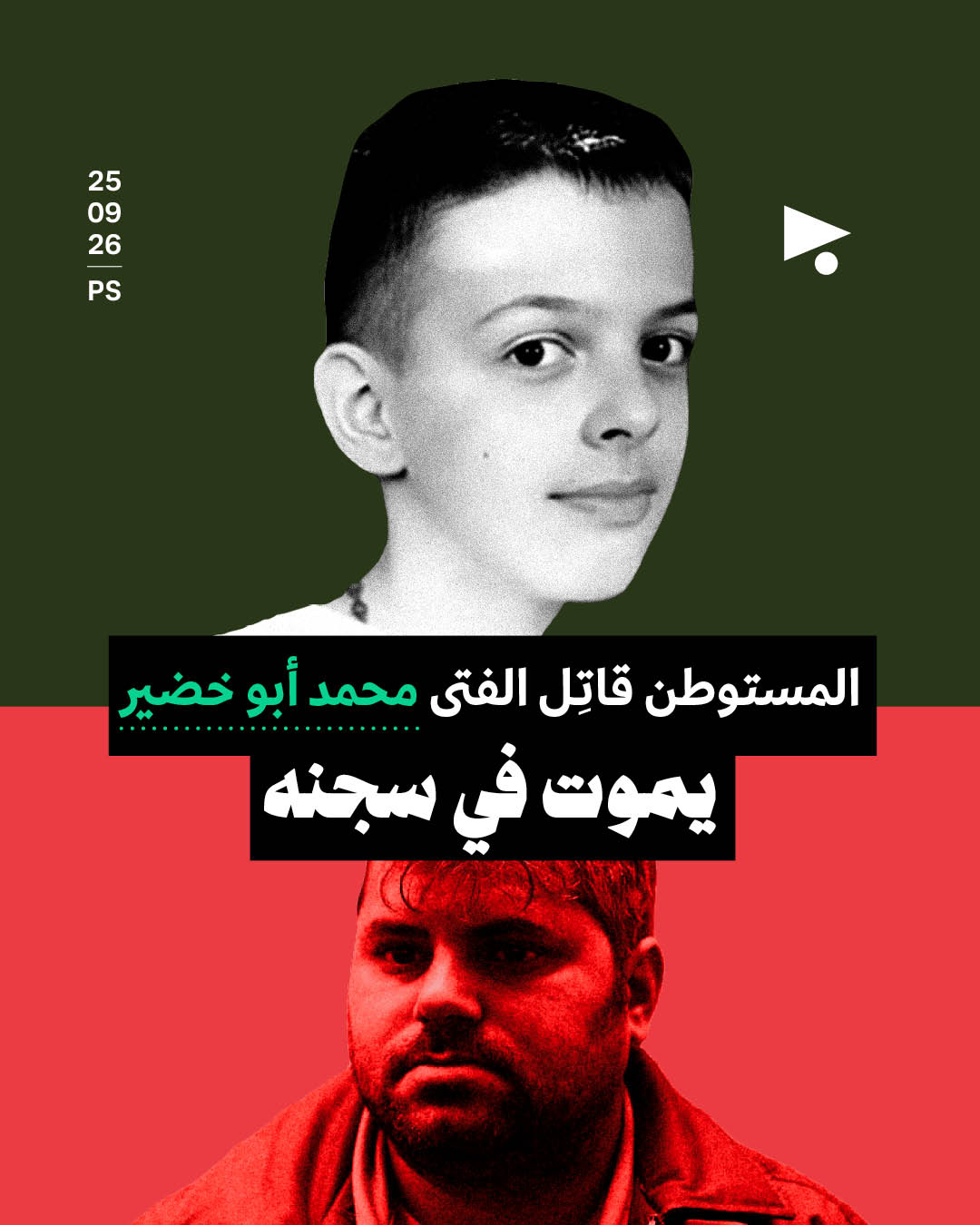 المستوطن قاتِل الفتى محمد أبو خضير