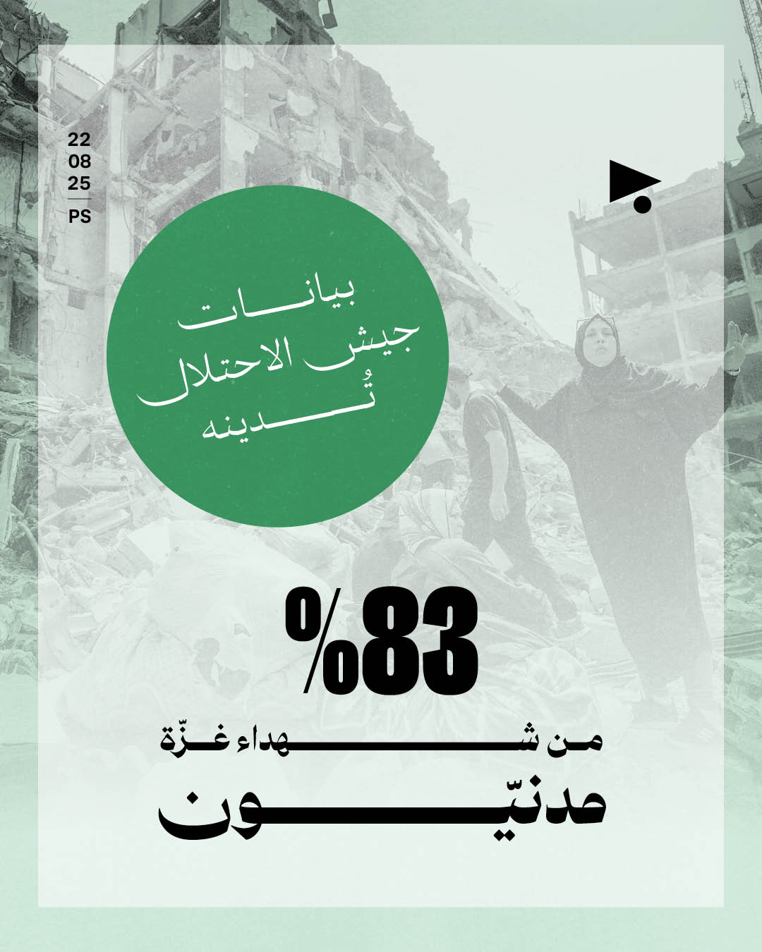 بيانات جيش الاحتلال تُدينه