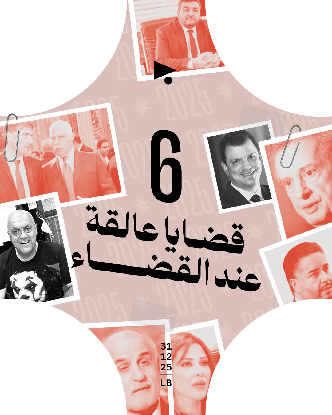 6 قضايا عالقة عند القضاء