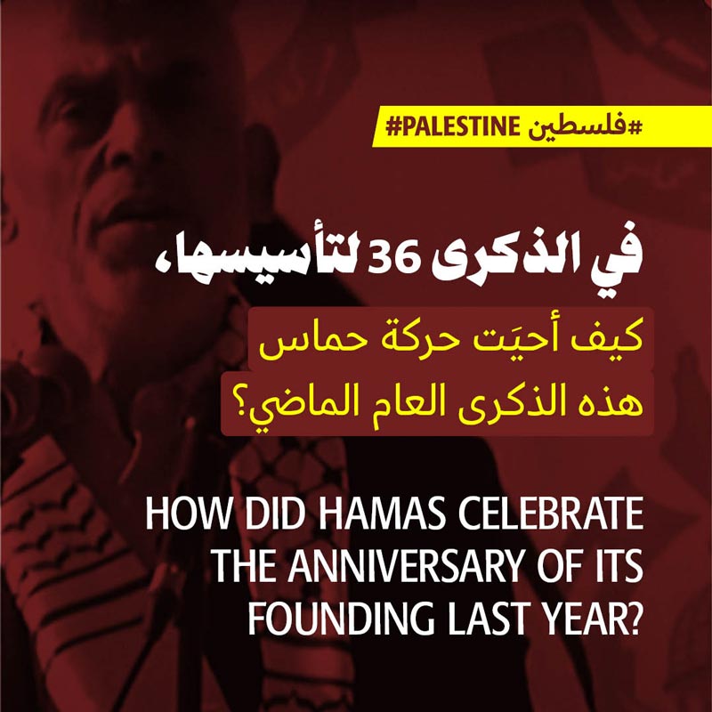 في الذكرى 36 لتأسيسها، كيف أحيَت حركة حماس هذه الذكرى العام الماضي؟