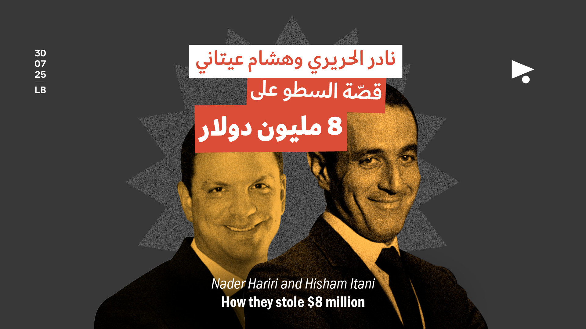 نادر الحريري وهشام عيتاني: قصّة السطو على 8 مليون دولار