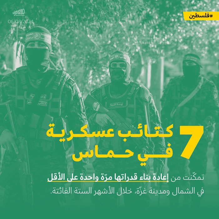 7 كتائب عسكريّة في حماس