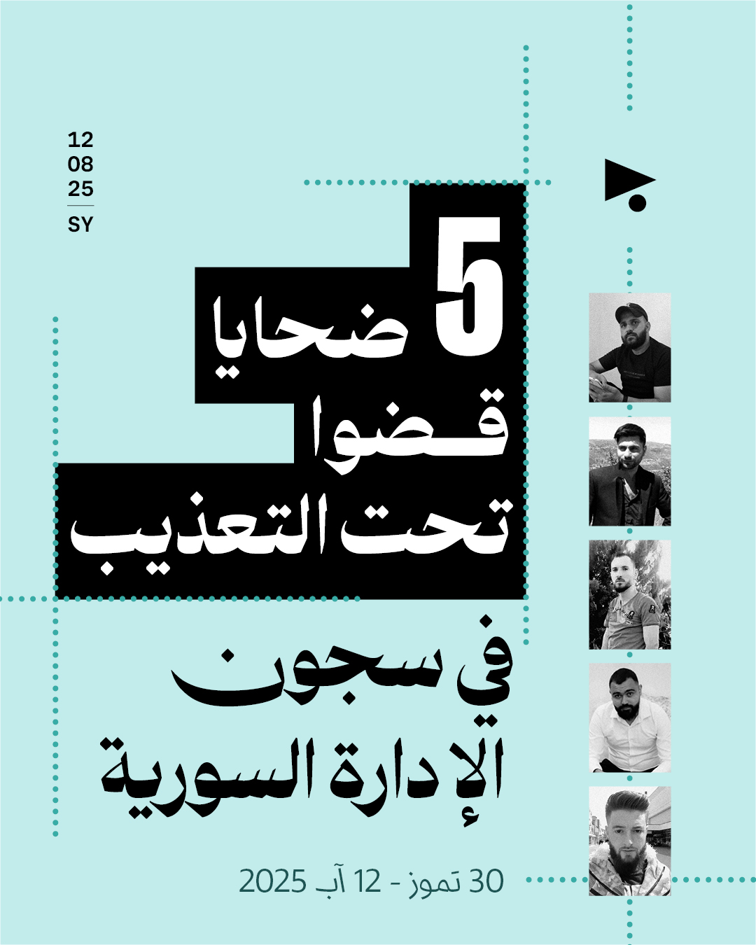 5 ضحايا قضوا تحت التعذيب في سجون الإدارة السورية