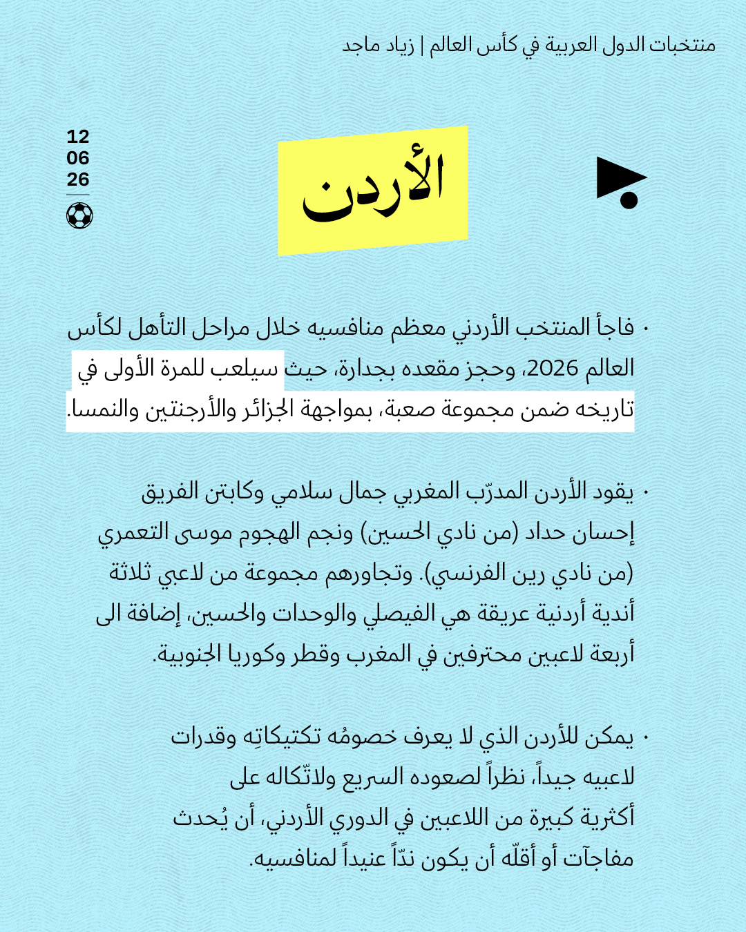 <strong>منتخبات الدول العربية في كأس العالم</strong>