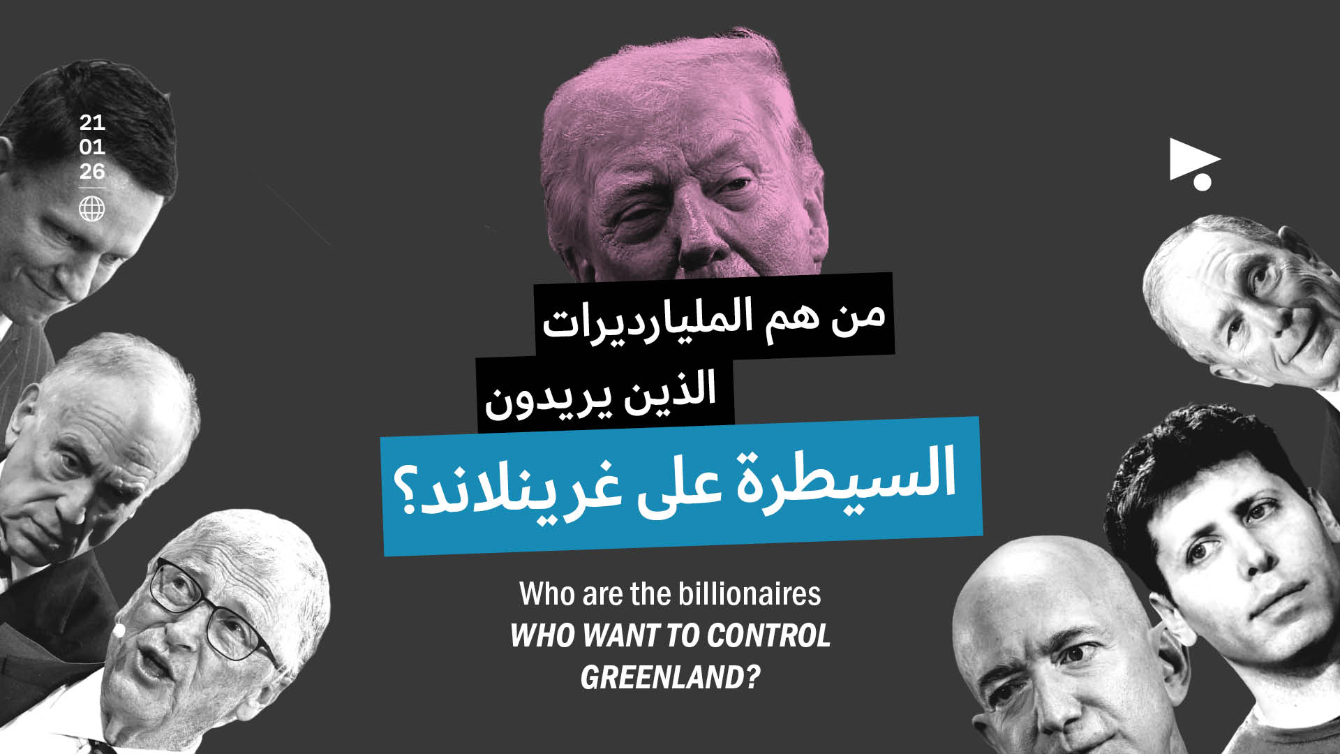 من هم المليارديرات الذين يريدون السيطرة على غرينلاند؟