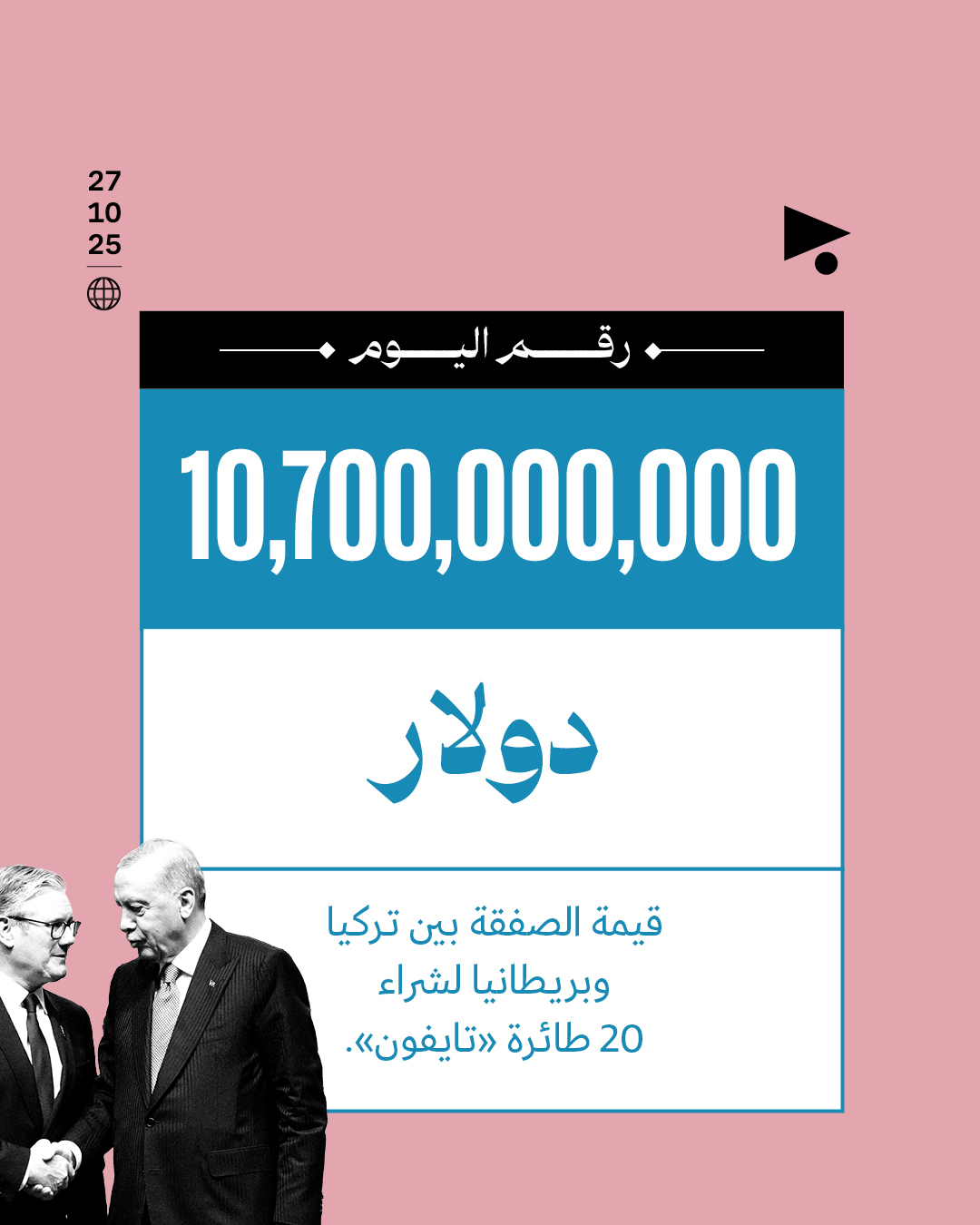  10,700,000,000 دولار قيمة الصفقة بين تركيا وبريطانيا لشراء 20 طائرة «تايفون».