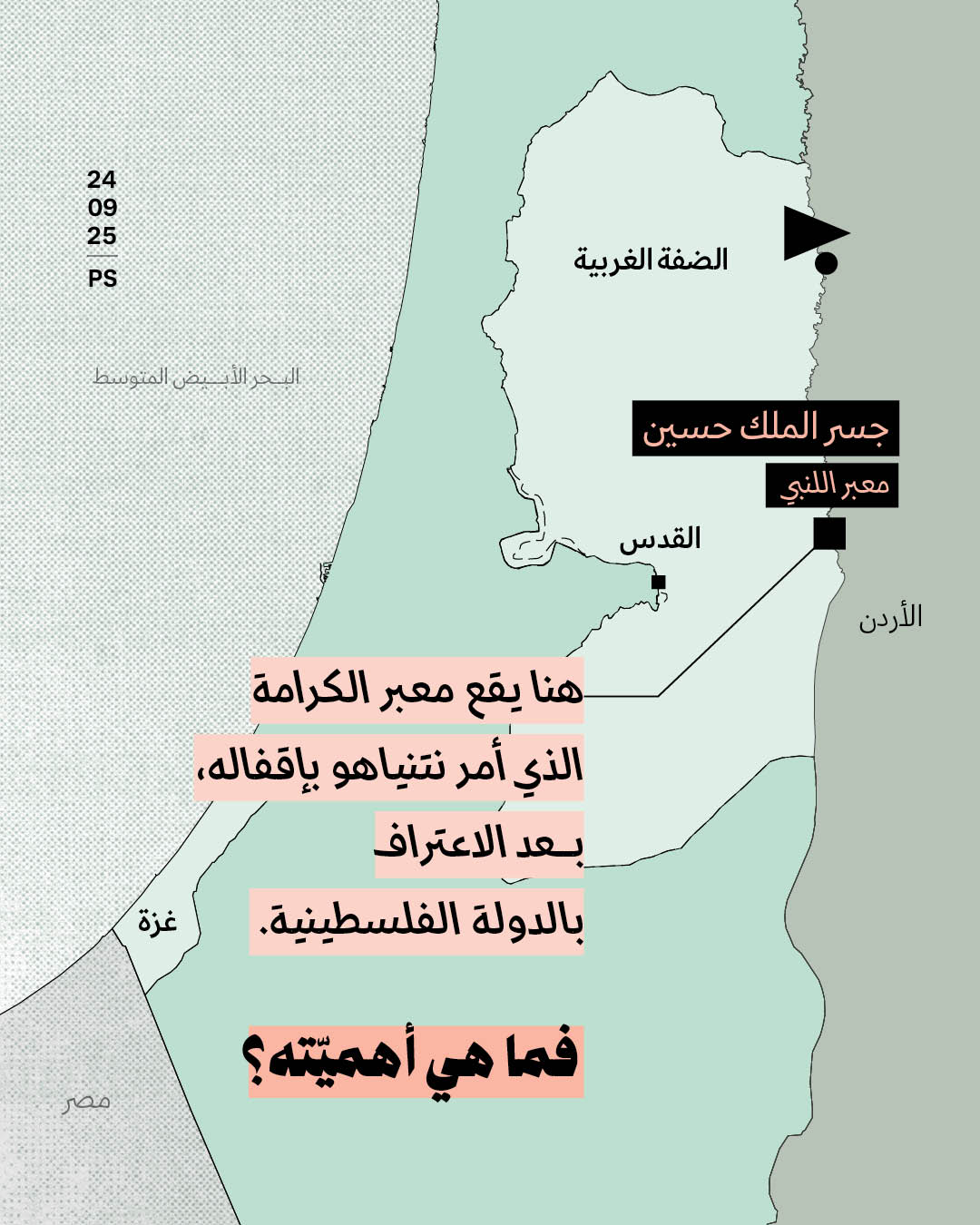 <strong>عن أهمية معبر الكرامة بالنسبة للضفّة الغربية</strong>